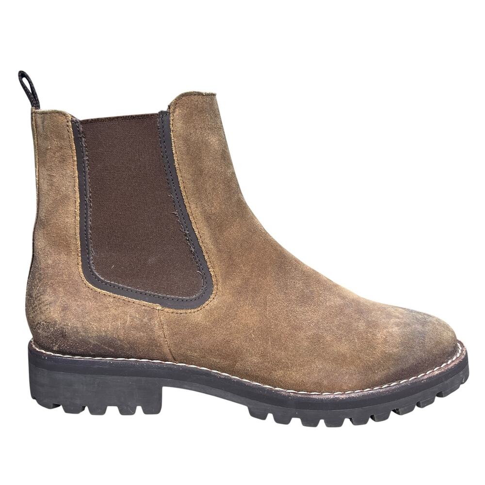 Thursday Women’s Legend Chelsea Safari Brown Suede Lug Sole Size 9.5